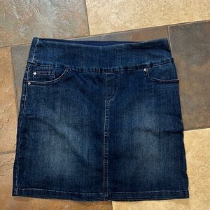 NWOT beautiful stretchy Jean Skirt